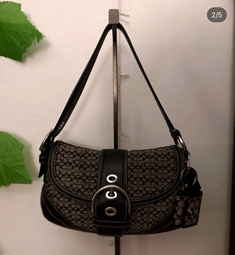 Vintage black coach soho - vintage,