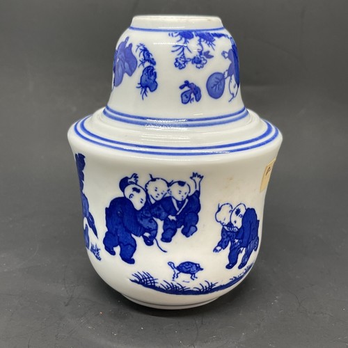 Blue white porcelain - blue,