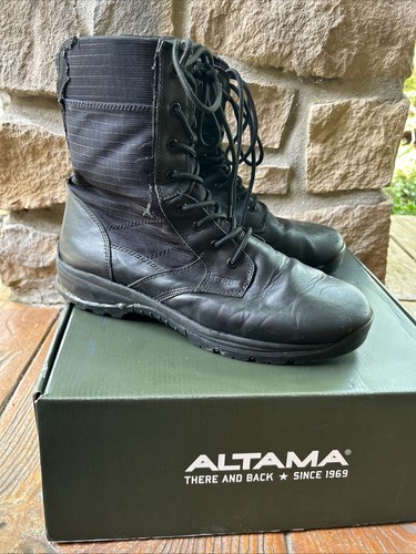 Altama black leather jungle - leather,