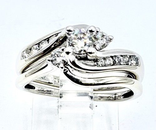 Lady diamond wedding set - diamond,