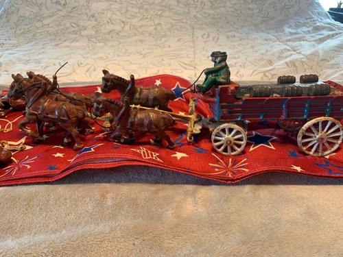 Vintage cast iron clydesdale - iron,