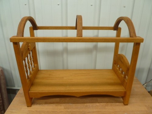 Vtg large canopy wooden - large, doll