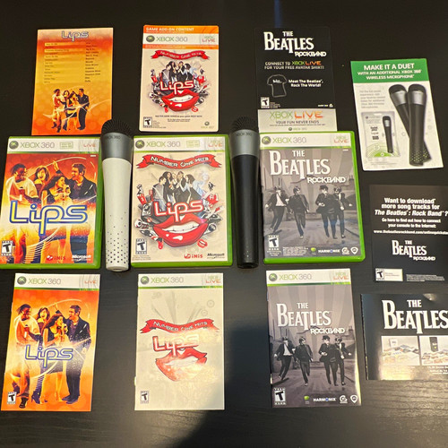 Xbox 360 music bundle - xbox, lips