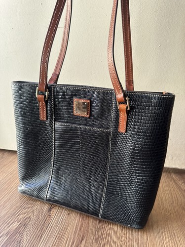Dooney bourke black lizard - dooney,