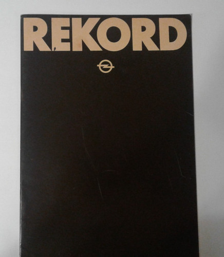 Opel rekord prospekt sales - rekord,