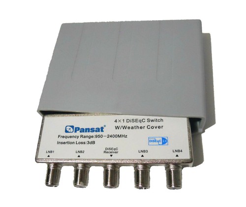 Pansat 4x1 diseqc switch - pansat, 2.0