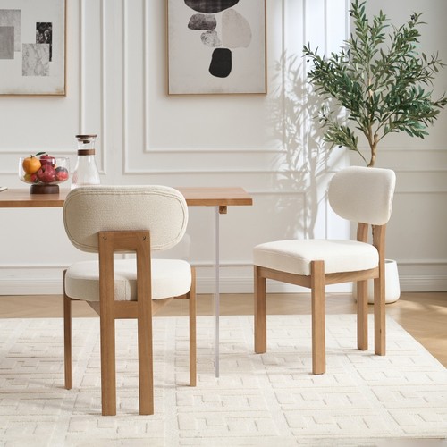 Set wood dining chairs - wood,
