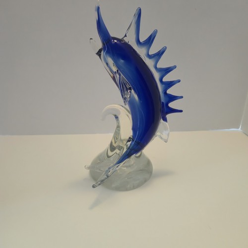 Swordfish art glass - swordfish,