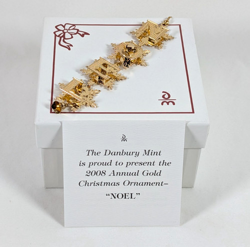 Danbury mint 2008 noel 23k - 2008,