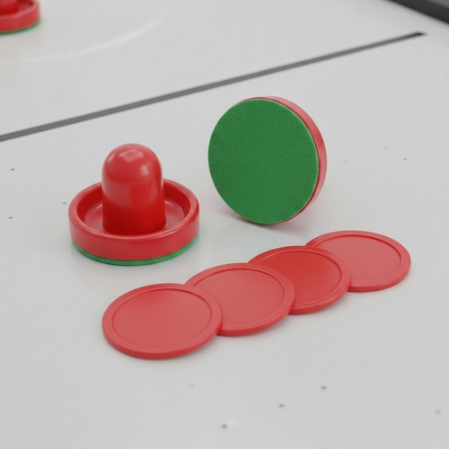 Set mini air hockey pushers - 1,