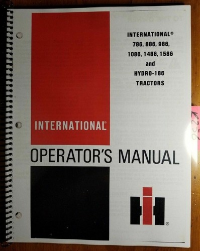 International 786 886 - ih, 986