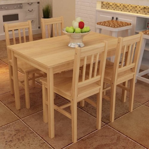 Wooden dining table - dining,