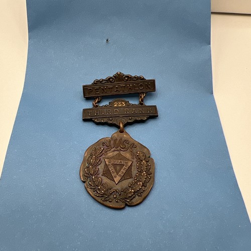 Vintage brass pentathlon third - pentathlon,
