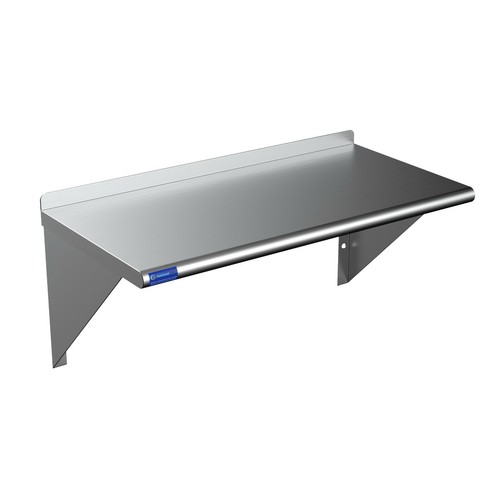 Stainless steel wall shelf - stainless,