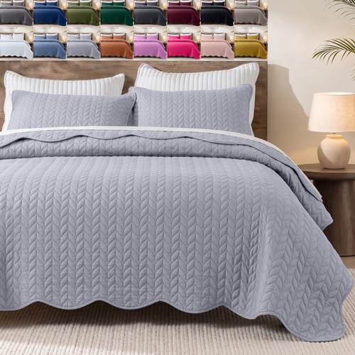 Piece cal king bedspread set - 3-piece,