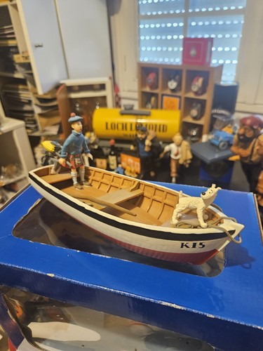Scene tintin boat black - tintin,