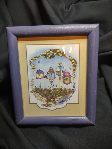 6x5 vintage bird house picture - vintage,