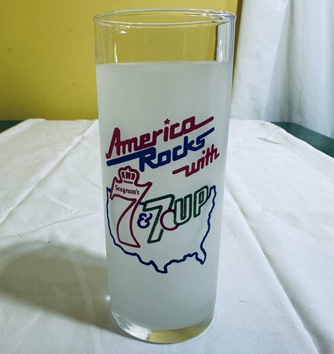 Vintage glass tumbler america - tumbler,