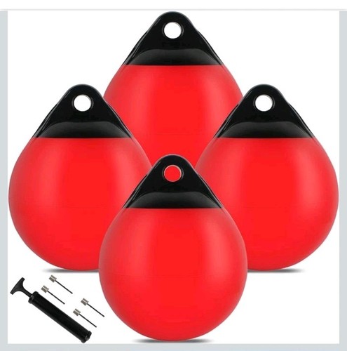 Mooring buoy boat red - 12",,
