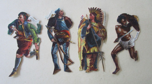 Victorian die cut scrap - (4),