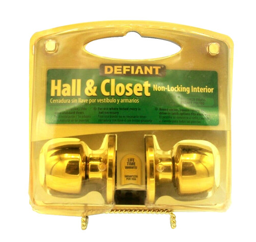 Brass door knob - knob, &