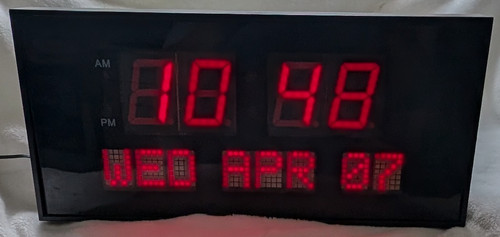 Vintage large wall clock - vintage, 80's