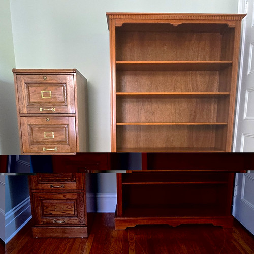 Freestanding brown medium - brown,