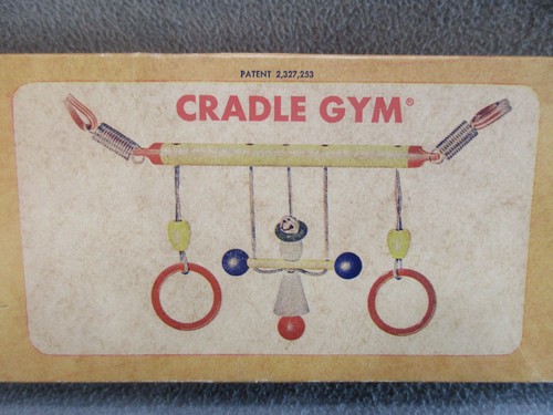Vintage cradle gym childhood - vintage,