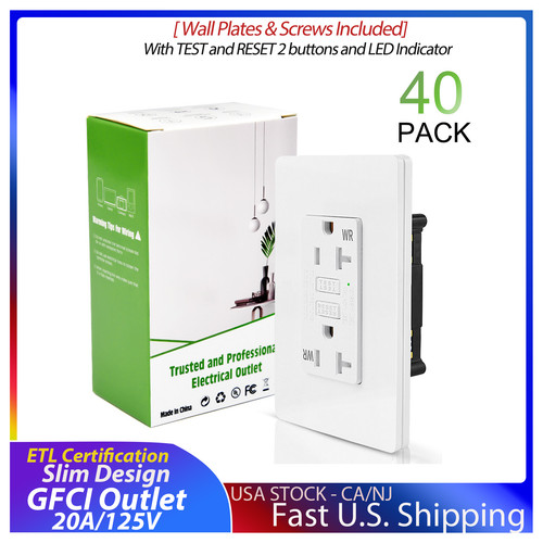 Gfci outlet 20a - pk,