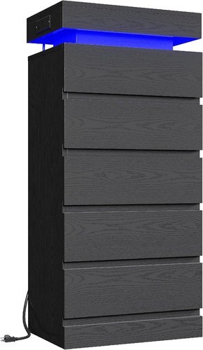 Tall drawer black - 54,
