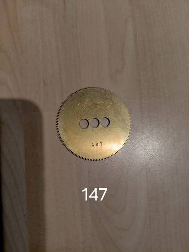Halda 147 calibration - 147, wheel