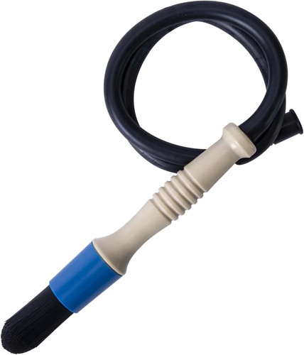 Parts washer brush with hose - brush,