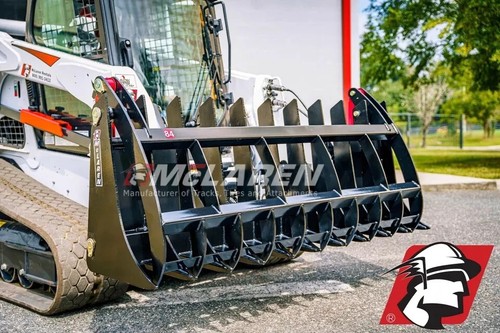 Skid steer grapple - skid, rock