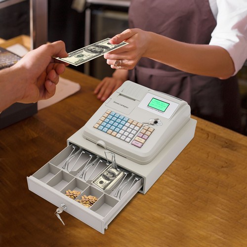 Electronic pos cash register - cash,