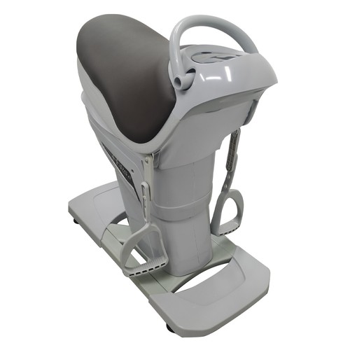 Grey electric horse riding - electric,
