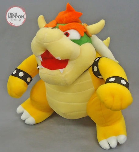 Mario party bowser plush - party,