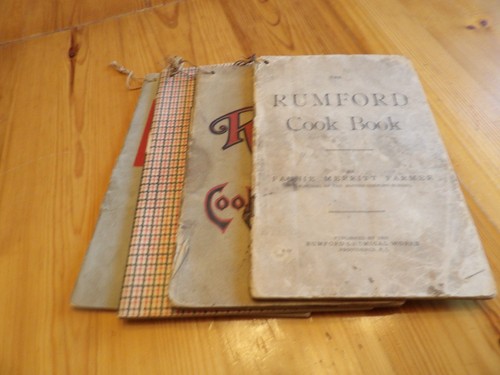 Rumford cook books - cook,