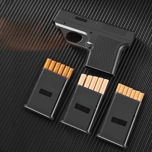 New lighter cigarette case - lighter, jet