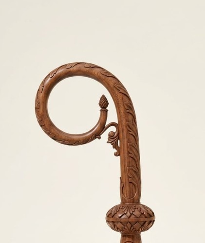 Wood crozier bishop - bishop, staff