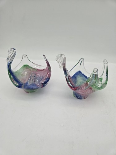 Vtg murano hand blown art - murano,