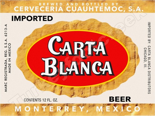 Carta blanca imported beer - imported,