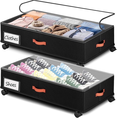 Under bed storage with wheels - storage,
