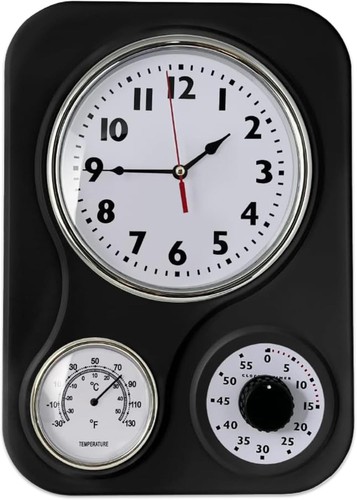 Retro kitchen clock with - retro,