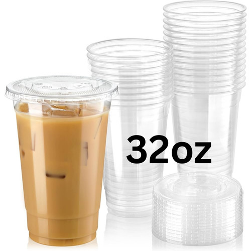 32oz clear plastic - 32oz,