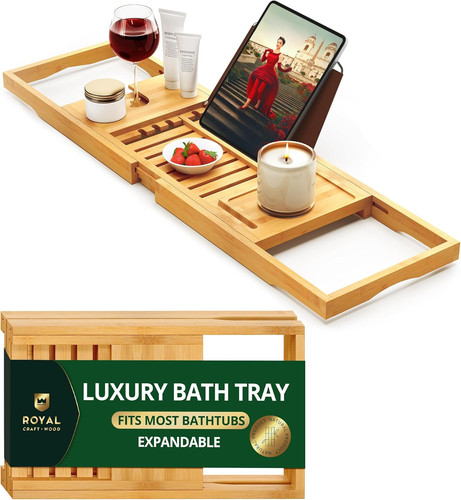 Premium foldable bathtub tray - premium,