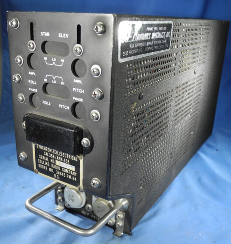 Collins radio synchronizer - collins, radio synchronizer
