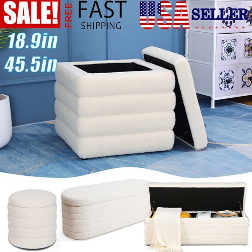 Storage ottoman upholstered - storage,