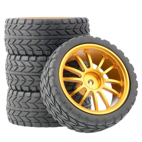 4pcs tires aluminum - w/, wheels