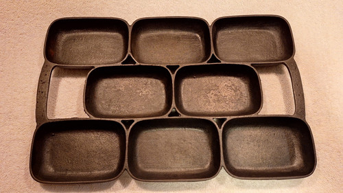Antique cast iron gem pan - antique, #7