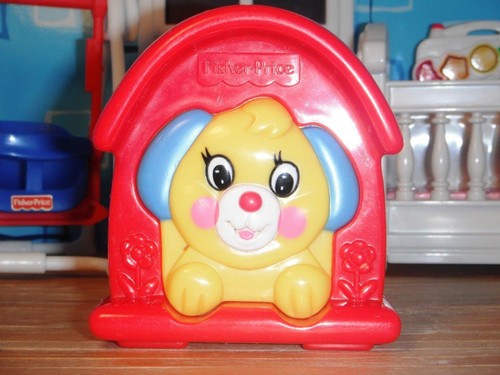 Fisher price baby squeak dog - fisher,